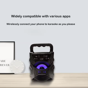 Nhà Máy Bán buôn xách tay Plug-in Loa kts1057 loa siêu trầm không dây với ánh sáng - Product Image 5