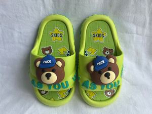 Ciabatte Verde Chiaro con Suola Antiscivolo da 20MM, Design Cartoon, per Casa Estiva, Suola Esterna in EVA, Tomaia in Plastica, Fodera in PVC - Product Image 6