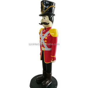 Parc extérieur commercial décoration <span class=keywords><strong>de</strong></span> Noël statue en fibre <span class=keywords><strong>de</strong></span> verre décoré centre commercial géant Santa Gingerbread House - Product Image 4
