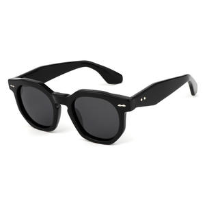 LBashades GS5850 جديد عصري ممتاز 8.0 ظلال إطار دائري صغير نظارات شمسية مستقطبة 3 + 2 مفصل معدني - Product Image 1