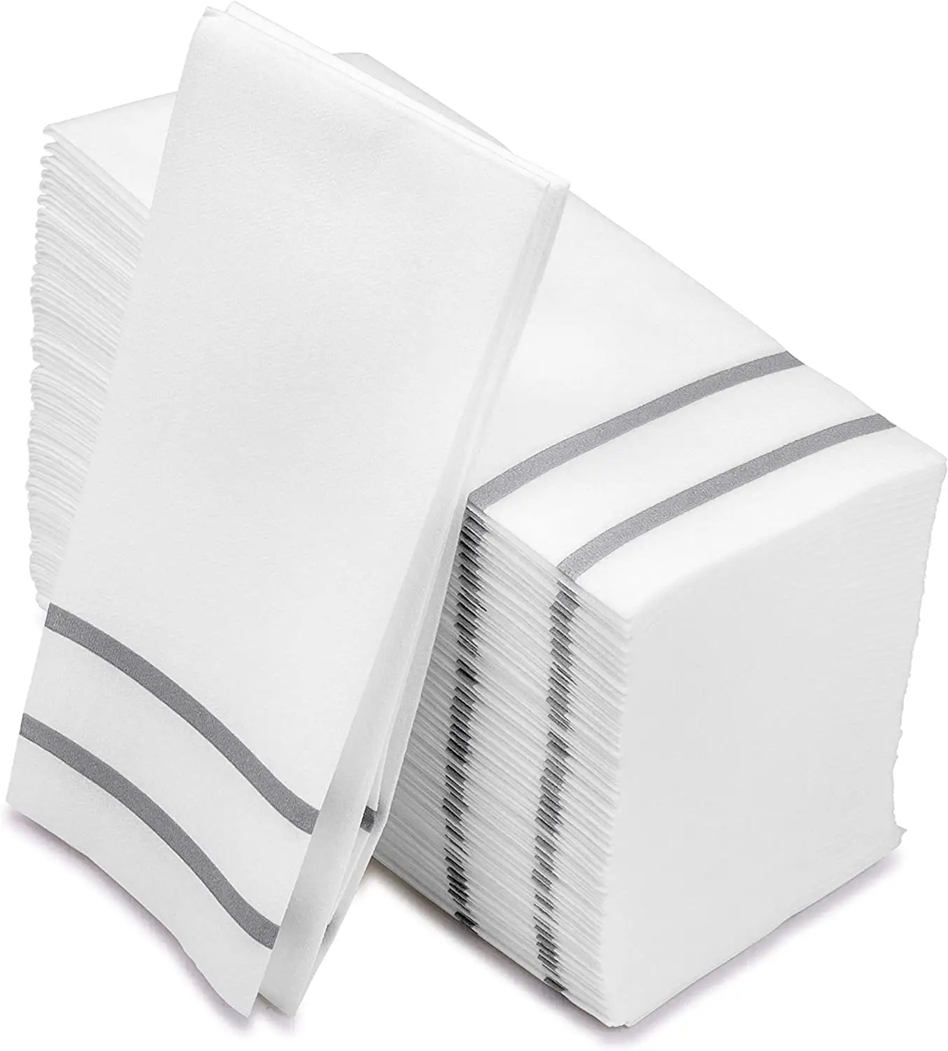 सनी-महसूस डिस्पोजेबल मुद्रित Airlaid नैपकिन में बनाया के साथ-Flatware के लिए जेब नैपकिन रेस्तरां सफेद 2 / 3/4 प्लाई 5000 बैग