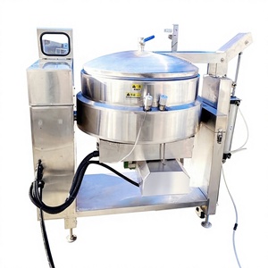 Olla Industrial Inclinable con Agitador y Calentamiento a Vapor - para Salsas, Dulce <span class=keywords><strong>de</strong></span> Leche, Mermelada - Cocina y Mezcla <span class=keywords><strong>de</strong></span> Alta Eficiencia - Product Image 1