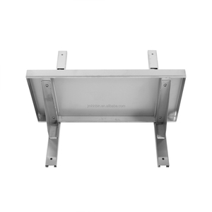 Étagère de rangement réglable en hauteur à 2 niveaux en acier inoxydable, étagère multifonctionnelle commerciale pour restaurant, hôtel, cantine, cuisine - Product Image 2