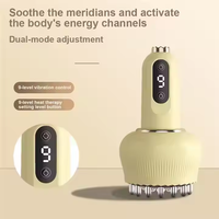 Appareil de massage Gua Sha multifonction intelligent, ensemble de thérapie par ventouses électriques avec technologie de micro-courant pour soulager les douleurs corporelles