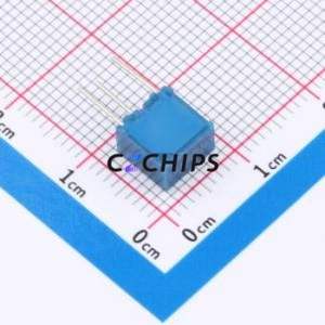 Resistencia Ajustable/Potenciómetro 3362X-501-3H, Componente de Orificio Pasante (THT)-3P, Resistencia de 7x6.8mm, 500 Ohm, 10%, 500mW, 250ppm ℃ - Product Image 2