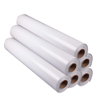 Vinilo Autoadhesivo de PVC Blanco Mate Brillante, Removible, Permanente, en Blanco, de Gran Tamaño, Imprimible, Rollo de Vinilo para Publicidad
