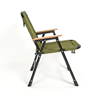 Chaise pliante renforcée capable de supporter 150 kilogrammes avec un diamètre de tube épaissi, nouvelle chaise de camping de loisirs en plein air