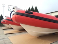 Bateau à côtes gonflable de 470cm avec coque en fibre de verre yacht à voile de luxe RIB-470 importé hypalon avec CE pour Offre Spéciale!!!