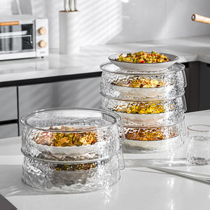 Transparent Multi Layer Food Cover With Lid For Kitchen Table Storage Dustproof Insulated Leftover Container 10-20L Capacity - Product Image 3