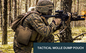 500 डी नायलॉन एडीसी फोल्डेबल पाउच सामरिक पोर्टेबल रीसाइक्लिंग बैग मोल्ड पाउच हैंगिंग बैग - Product Image 3