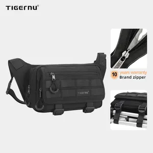 Tigernu outdoor manufacturer travel sling messenger bag travel polyester waterproof crossbody bag men