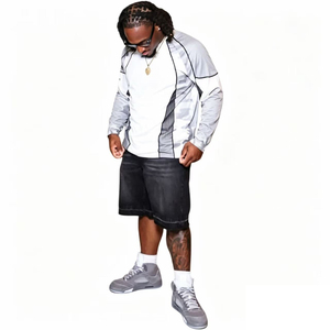 KY Street <span class=keywords><strong>Style</strong></span> Herren Langarm-T-Shirt Locker Sitzend Atmungsaktiv Schnelltrocknend & Anti-Pilling 300g Freizeithemden - Product Image 1
