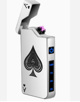 Briquet électronique USB rechargeable de haute qualité allume-cigare en plastique coupe-vent pour le camping en plein air