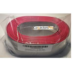 Conectores Pro 40P, Cable Plano de 20 Pies, 40 Conductores, 2.54mm IDC, 300V, Calibre 28, Gris, Conector FFC FPC - Product Image 3