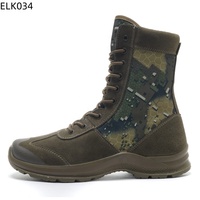 Vente en gros de bottes tactiques à coupe haute personnalisées pour hommes, chaussures d'extérieur plates, respirantes et antidérapantes, en nubuck artificiel