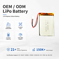 Pabrik Cina Menyediakan Baterai Lithium-ion Polymer KRL 523450 1000mAh 3.7V KC/UN38.3 500 Siklus untuk Speaker Portabel