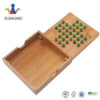 Jeu de voyage en bois et marbre pour enfants, Puzzle casse-tête classique, style simpliste