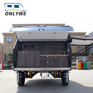 ONLYWE Excelente Aislamiento <span class=keywords><strong>Térmico</strong></span>, Remolque Camper para 4 Personas, Suspensión Independiente, Remolques de Viaje, Caravana, Remolque RV - Product Image 2