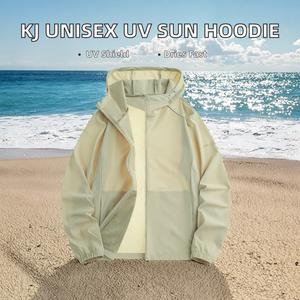Sweat à capuche de pêche pour homme avec logo personnalisé, teinture dégradée, séchage rapide, respirant, protection solaire UPF50+ - Product Image 2