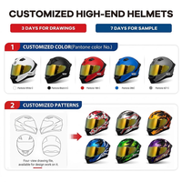 Casque intégral de moto 2026, certifié ECE DOT, pour la course moto