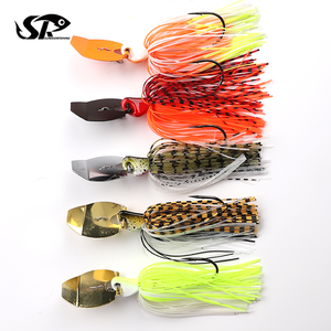 SUPERIORFISHING umpan Spinner Jig, umpan pancing 3/8oz 1/2oz Spinner Jig baling-baling, umpan obrolan pancing Bass umpan pancing - Product Image 1