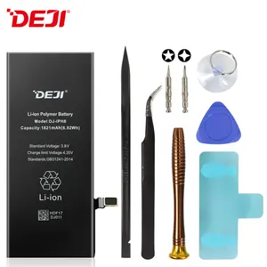 DEJI real capacity battery for iphone 8 with tool IEC62133 ISO9001