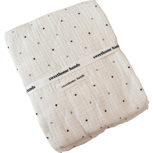 Manta Envolvente para Bebé 100% Algodón Muselina, Doble Gasa, Suave, para Recién Nacidos, Envoltura Infantil, para la Siesta, Forma de Corazón, 120x150cm, Toalla - Product Image 1