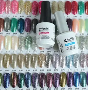 Fornitori all'ingrosso di unghie uv led cure greenstyle soak-off gel polish no wipe top coat