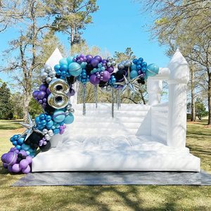 Commercial Luxury All White Wedding Bouncer Jumping Castle <b>Inflatable</b> <b>House</b> Wedding Party <b>Inflatable</b> White <b>House</b> W - Product Image 2
