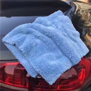 Panno per Lavaggio <span class=keywords><strong>Auto</strong></span> in Microfibra Senza Bordi 40x40 cm, 550 g/m² in Coral Fleece e Poliestere per la Pulizia dell'<span class=keywords><strong>Auto</strong></span>, Peso 500 g/m² - Product Image 5