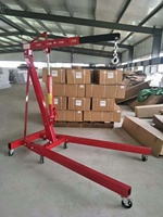 Facile à utiliser, portable, pliable, 2 tonnes, cric hydraulique, moteur, grue, à vendre