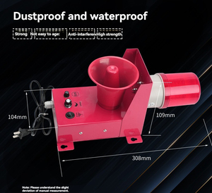 Chất Lượng Cao Điều Chỉnh Âm Lượng Lỗi 24V /220V /380V Ánh Sáng Không Thấm Nước LED Cảnh Báo Thanh Ánh Sáng Báo Động Lớn LED Cảnh Báo Ánh Sáng - Product Image 4