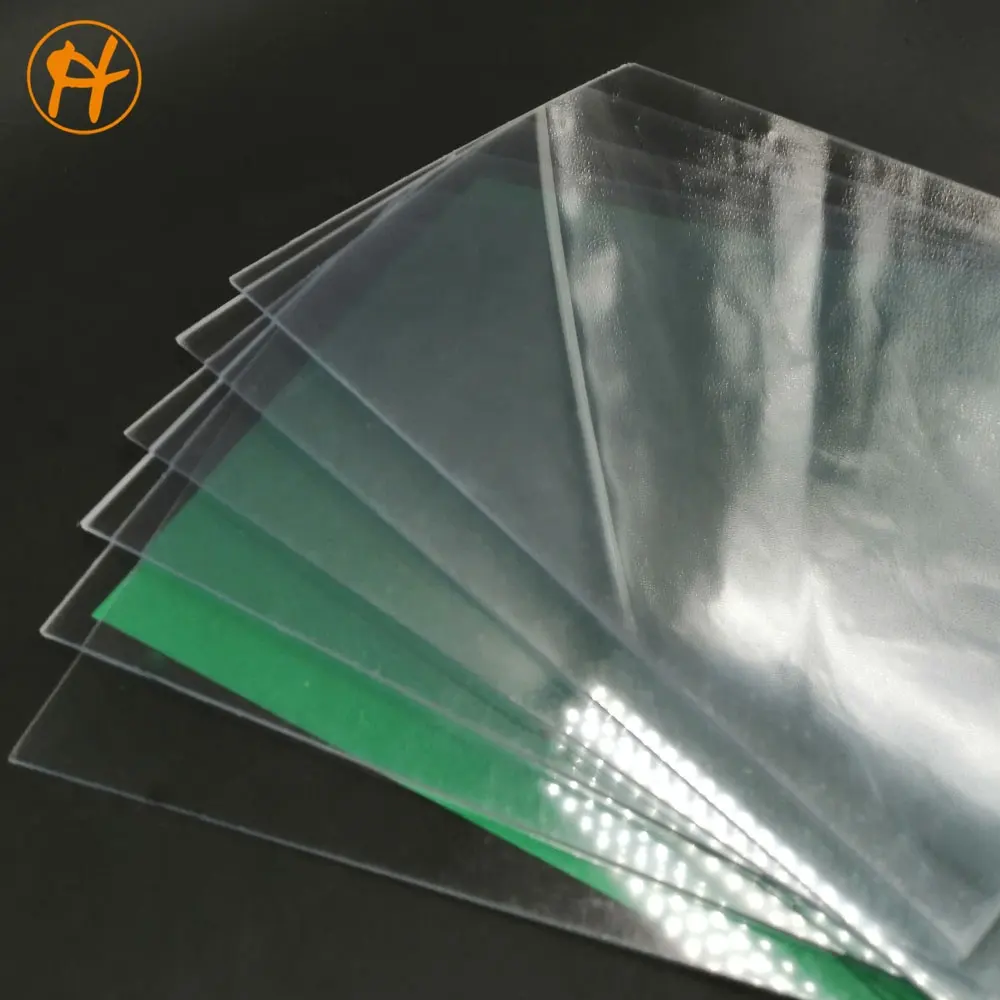 Rollo o hoja de plástico transparente y grueso de Pvc, personalizado, brillante, alta calidad, HDPVC06, 1,5-6mm, 0,1mm, 1300mm