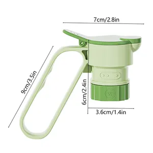 1 unidad de tapa deflectora para botella de agua y bebidas frías, sellada, con asa, portátil, para botellas de bebidas y aceite - Product Image 6