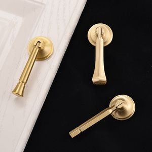 Brass Pendant Handle <strong>Knobs</strong> Furniture Drawer Gold Pendant Cabinet <strong>Door</strong> Brass <strong>Knobs</strong> Pulls Handle - Product Image 1