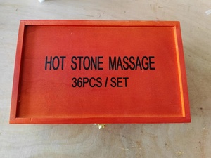 36 pz cofanetto in legno: 100% la terapia termale con pietra naturale per massaggio in basalto/<span class=keywords><strong>Kit</strong></span> di pietre massaggianti per rilassare il tuo corpo - Product Image 3