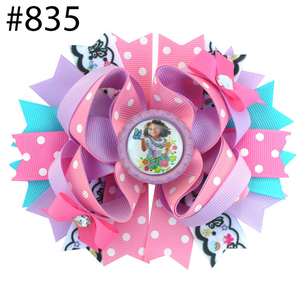 Fermagli per capelli con fiocco rosa di tendenza, nuovissimi fermagli ispirati ad <span class=keywords><strong>Encanto</strong></span>, fiocchi per capelli per bambine, accessori per capelli per bambini - Product Image 3