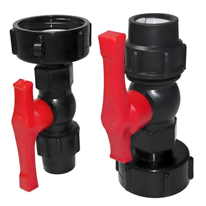 Kit d'adaptateur pour réservoir IBC, <span class=keywords><strong>tuyau</strong></span> en PE plastique, connecteur rapide, vanne pour <span class=keywords><strong>tuyau</strong></span> G1\" 3/4\", conteneur IBC 1000L, vanne <span class=keywords><strong>de</strong></span> collecte pour baril <span class=keywords><strong>de</strong></span> <span class=keywords><strong>pluie</strong></span> - Product Image 1