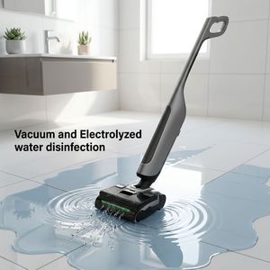 <span class=keywords><strong>Aspirateur</strong></span> sans fil OEM à filtration HEPA, mode vapeur, séchage à air chaud, nettoyage automatique à une touche, pour usage domestique et extérieur - Product Image 1