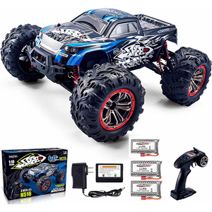 HOSHI N516 1/10 Camion RC 4WD con Luci LED, Fuoristrada Hobby Crawler, Monster Truck Telecomandato Veloce, Auto Giocattolo con <span class=keywords><strong>3</strong></span> Batterie - Product Image 1
