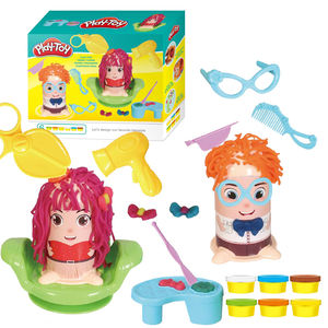 Crazy Cuts <span class=keywords><strong>styliste</strong></span> Salon de coiffure ensembles de pâte colorée bricolage semblant jouer jouet pâte coupe salon de coiffure jouets pour enfants - Product Image 1