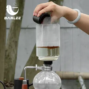 3 cup 5 cup Tabletop thủy tinh borosilicate Siphon cân bằng syphon Máy pha cà phê