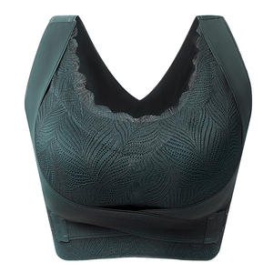 Soutien-gorge push-up sans coutures pour <span class=keywords><strong>femme</strong></span>, brassière de <span class=keywords><strong>sport</strong></span> confortable sans armatures, bralette sexy à dos croisé, brassière <span class=keywords><strong>femme</strong></span> - Product Image 6