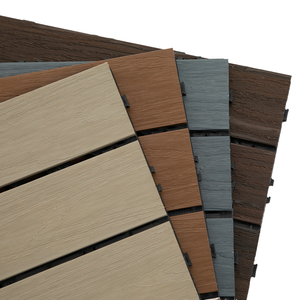 Dalles de sol en WPC modernes antidérapantes et lisses <span class=keywords><strong>pour</strong></span> cour, bricolage - Product Image 5