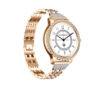 2025 New Arrival thông minh Vòng xem với mạ Vàng TRIM & hồng kim cương Inlay, tinh tế sang trọng cho mỗi dịp - Product Image 6