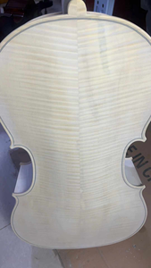 Cello blanc SurpassMusic 4/4 <span class=keywords><strong>7</strong></span>/<span class=keywords><strong>8</strong></span> 1/4 1/2, vente en gros, fabriqué <span class=keywords><strong>à</strong></span> la main, son puissant, épicéa massif, dos en érable flammé - Product Image 1