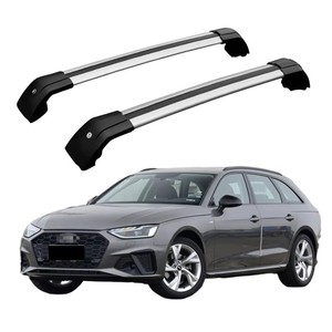 Barra de Equipaje Universal de Aluminio de Alta Calidad y Silenciosa <span class=keywords><strong>para</strong></span> Techo de Auto, Compatible con <span class=keywords><strong>Audi</strong></span> <span class=keywords><strong>A4</strong></span> Avant 40 2022-2023 - Product Image 1