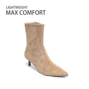 Botas Chelsea con Cierre de Cremallera y Tacón Grueso, Estilo Vintage, Color Marrón, para Mujer, Otoño-Invierno - Product Image 4