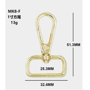 Chất lượng cao Hợp kim kẽm Carabiner với vít xoay mùa xuân <span class=keywords><strong>Snap</strong></span> hook với khóa Trọng lượng nhẹ Nickel miễn phí cho túi - Product Image 2