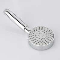 Pommeau de Douche Moderne à Haute Pression 5 Fonctions en Plastique ABS Finition Chromée Écologique Installation Facile pour Douche de Bain